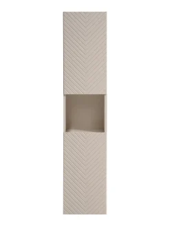 Zestaw Szafka 2 Szuflady 60 cm z Blatem i Słupek Wysoki Viva Cashmere