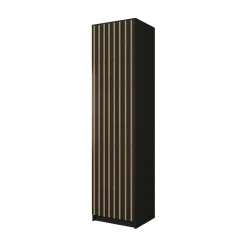 Zestaw szaf modułowych ONYX 100 czarna/wotan + lamel wotan