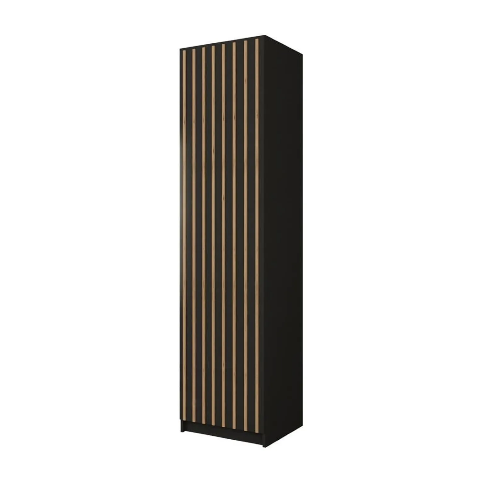 Zestaw szaf modułowych ONYX 100 czarna/wotan + lamel wotan