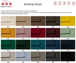 Zestaw uszak CAROL DUO sofa fotele pufy Family Meble granatowo - różowy