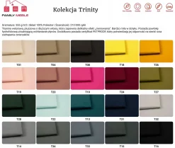 Zestaw uszak CAROL DUO sofa fotele pufy Family Meble granatowo - różowy