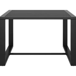 Zestaw wypoczynkowy do ogrodu Antracyt Aluminium 4x sofa środkowa + 2x