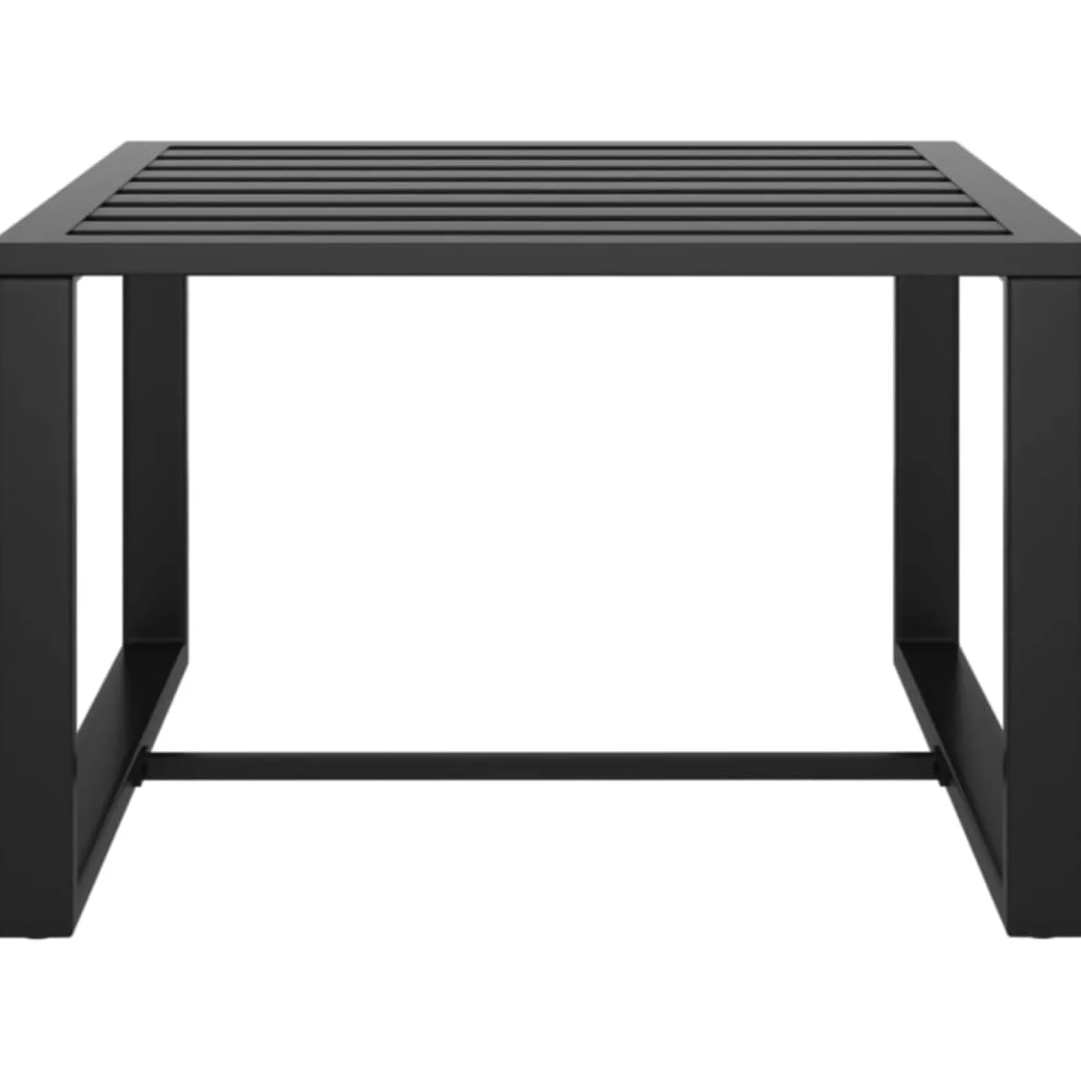 Zestaw wypoczynkowy do ogrodu Antracyt Aluminium 4x sofa środkowa + 2x