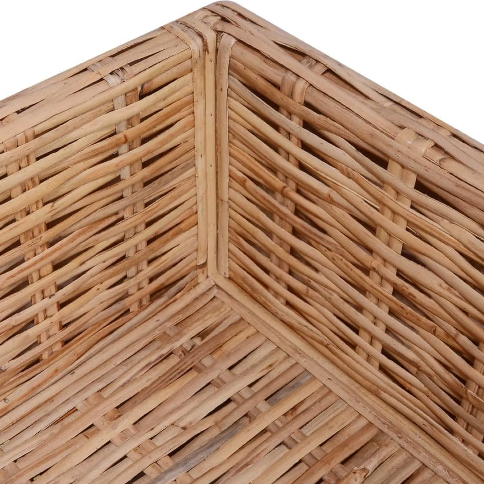 Zestaw wypoczynkowy, 18 elementów, naturalny rattan