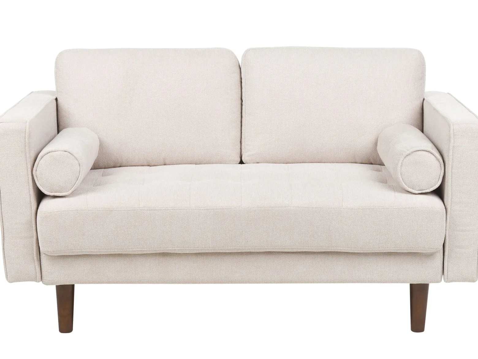 Zestaw wypoczynkowy 3-osobowy sofa fotel beżowy