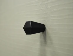 ZIELONA KOMODA AVILA 100 cm CZARNE Metalowe Nogi Uchwyt 2D2S