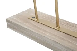 Złota metalowa rzeźba na podstawie 47x10x57,5 cm